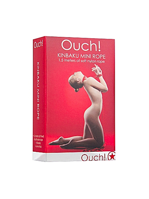 Ouch Kinbaku Mini Rope - 1,5m - Red