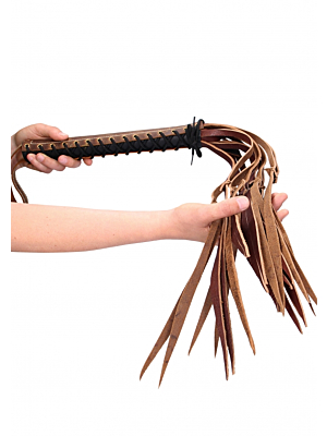 Μαστίγιο Stylish Leather Tails Whip-Lash-Flogger με Λαβή - 55 cm