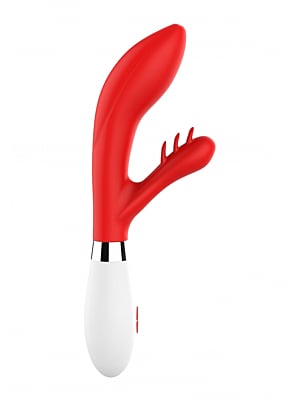 Agave - Ultra Soft Silicone - 10 Speeds - Red