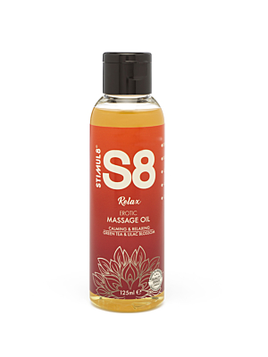 S8 Massage Oil Green Tea & Lilac Blossom 125ml