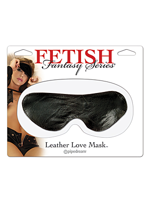  FF LEATHER LOVE MASK BLACK