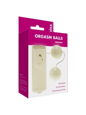 Minx Orgasm Balls Vibrating Love Balls White OS