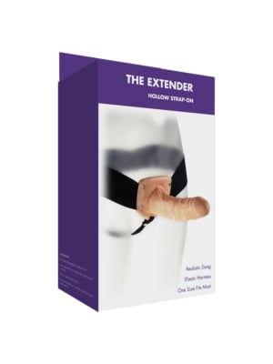 Kinx The Extender Hollow Strap On Flesh