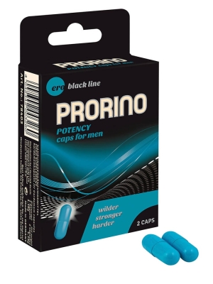 Hot Ero Prorino Black Line Διεγερτικές κάψουλες για το πέος 
