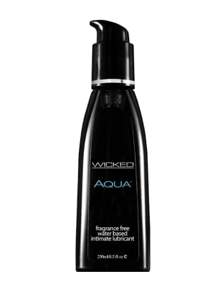 Wicked Sensual Care Aqua Waterbased Black 250ml