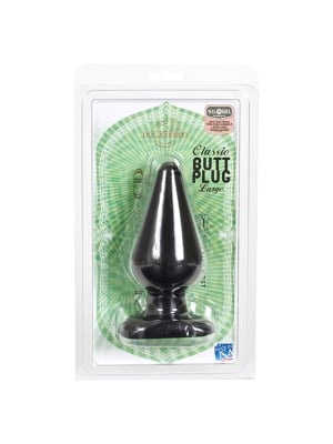 Doc Johnson Classic Butt Plug Black Large