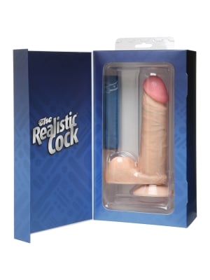 Ρεαλιστικό Ομοίωμα με βεντούζα - The Realistic Cock Suction Cup Base Flesh 15.2cm