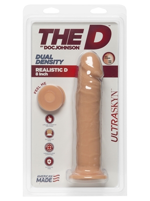 Ρεαλιστικό Ομοίωμα Πέους The D Dual Density Dildo 20cm (Vanilla) - Doc Johnson