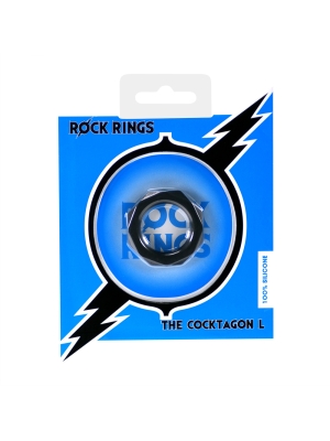 Δαχτυλίδι Πέους The Cocktagon Cock Ring L Μαύρο - Rock Rings