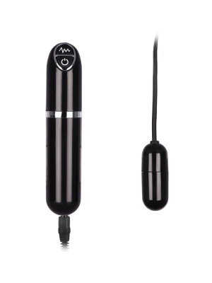 Minx Eclipse Wired Bullet Vibrator Black OS