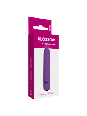 Minx Blossom 10 Mode Bullet Vibrator Purple