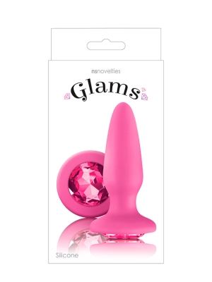 Πρωκτική Σφήνα NS Novelties Glams Butt Plug - Ροζ