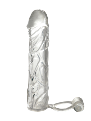 Fantasy X-tensions Vibrating Super Sleeve Transparent 1in