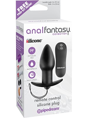 Πρωκτική σφήνα Anal Fantasy Remote Control Silicone μαύρη