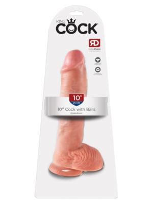 Μεγάλο Ομοίωμα Πέους - XXL Realistic King Cock Cock With Balls 25cm