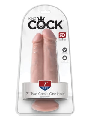 Διπλό Ομοίωμα Πέους Pipedream - King Cock Two Cocks 17.7 εκ.