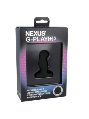 G-Play Δονούμενη Μαύρη Πρωκτική Σφήνα S Nexus