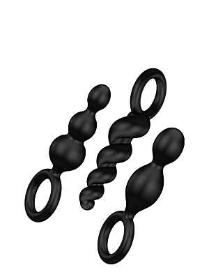 Satisfyer Plugs Black Black OS