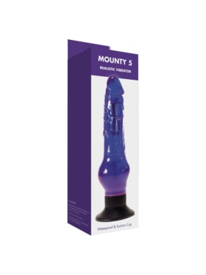 Kinx Mounty 5 Realistic Vibrator Purple OS