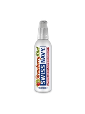 Swiss Navy Flavors Strawberry Kiwi Transparent 4oz