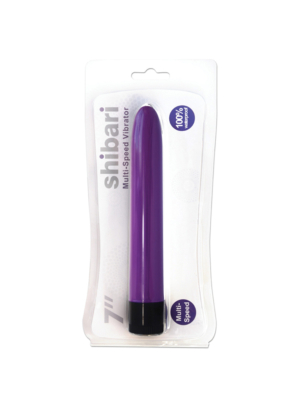 Shibari MultiSpeed Vibrator  Purple 7in