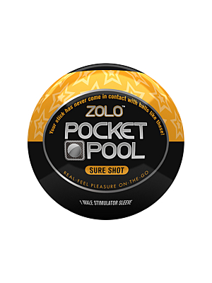 Zolo Pocket Pool Sure Shot Black/Gold OS
