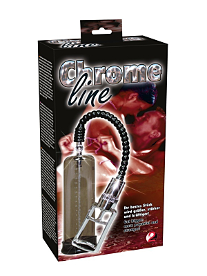 Chrome line penis pump