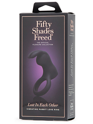 FIFTY SHADES FREED LOST IN EACH OTHER RECHARGEABLE RABBIT LOVE RING