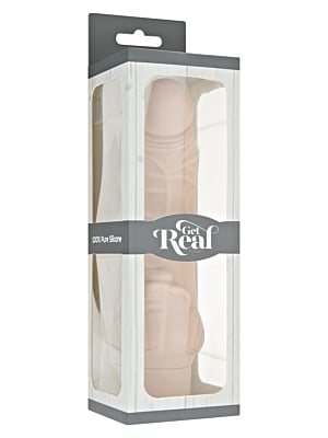 Ρεαλιστικός Δονητής Get Real Classic Stim Vibrator 22 cm (Light Skin) - Toy Joy