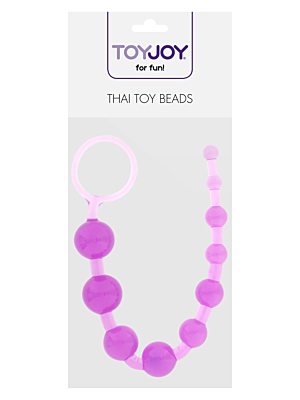 Πρωκτικές Μπίλιες Thai Toy Anal Beads (Μωβ) - Toy Joy