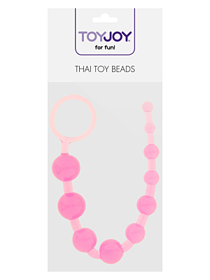 Πρωκτικές Μπίλιες Thai Toy Anal Beads (Ροζ) - Toy Joy