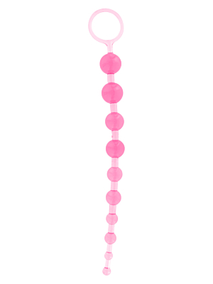 Πρωκτικές Μπίλιες Thai Toy Anal Beads (Ροζ) - Toy Joy - Αδιάβροχες