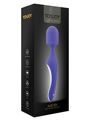 Επαναφορτιζόμενος Δονητής Μασάζ Aurora Pure Power Body Wand Massager - Toy Joy