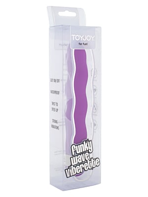 Toy Joy Funky Wave Vibrator - Violet