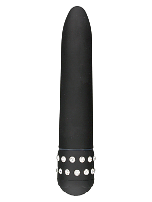 Κλασικός Δονητής Diamond Superbe Vibrator (Μαύρος) - Toy Joy - Λεία Επιφάνεια
