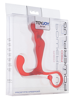 Πρωκτική Σφήνα Power Butt Plug Massager Κόκκινη - Toy Joy