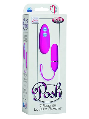 Posh 7-Function Lovers Remote - Fuchsia