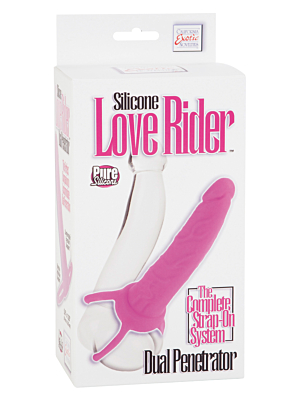 Silicone Dual Penetrator - Pink