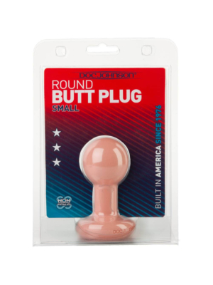Round Butt Plug S δέρμα