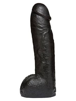 Ρεαλιστικό Dildo 12" Μαύρο XXL - Doc Johnson CodeBlack