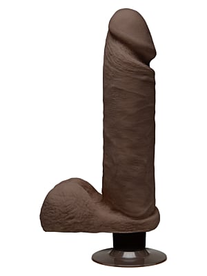 The Perfect D Vibrating 8 Inch Brown