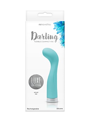 Εύκαμπτος Δονητής Luxe Darling, γαλάζιο