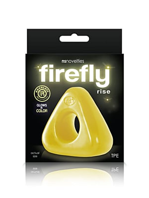  Ns Novelties Firefly Rise Cock Ring - Κίτρινο Δαχτυλίδι Πέους