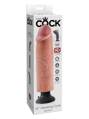 Pipedream king cock Vibrating Cock 10 Inch 25cm