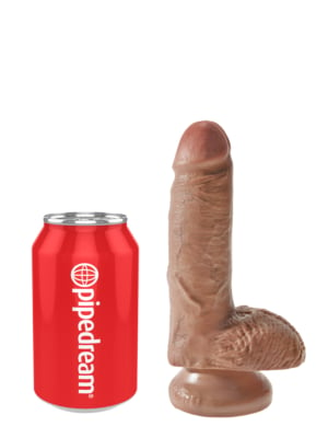 Pipedream King Cock Cock With Balls 8 Inch - Tan