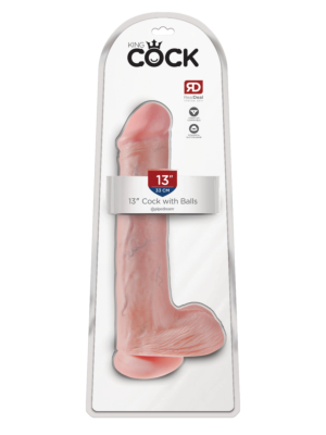 King Cock 33cm With Balls - Skin