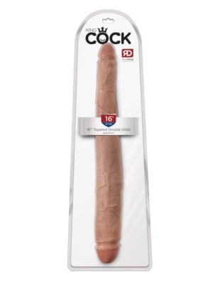 Διπλό Ρεαλιστικό Ομοίωμα Πέους King Cock - Double Dildo 40 εκ.