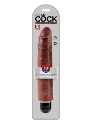 King Cock 10 Inch Vibrator Stiffy