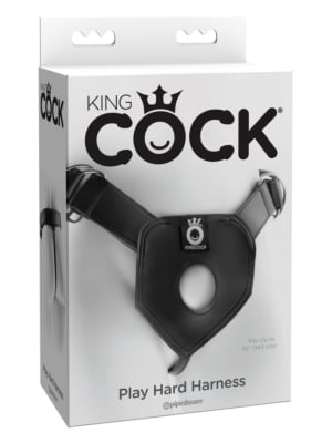 Pipedream King Cock Play Hard Harness - Black