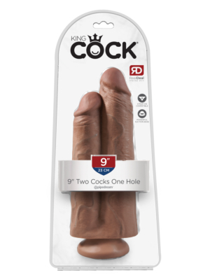 Two Cocks One Hole 9 Inch Tan